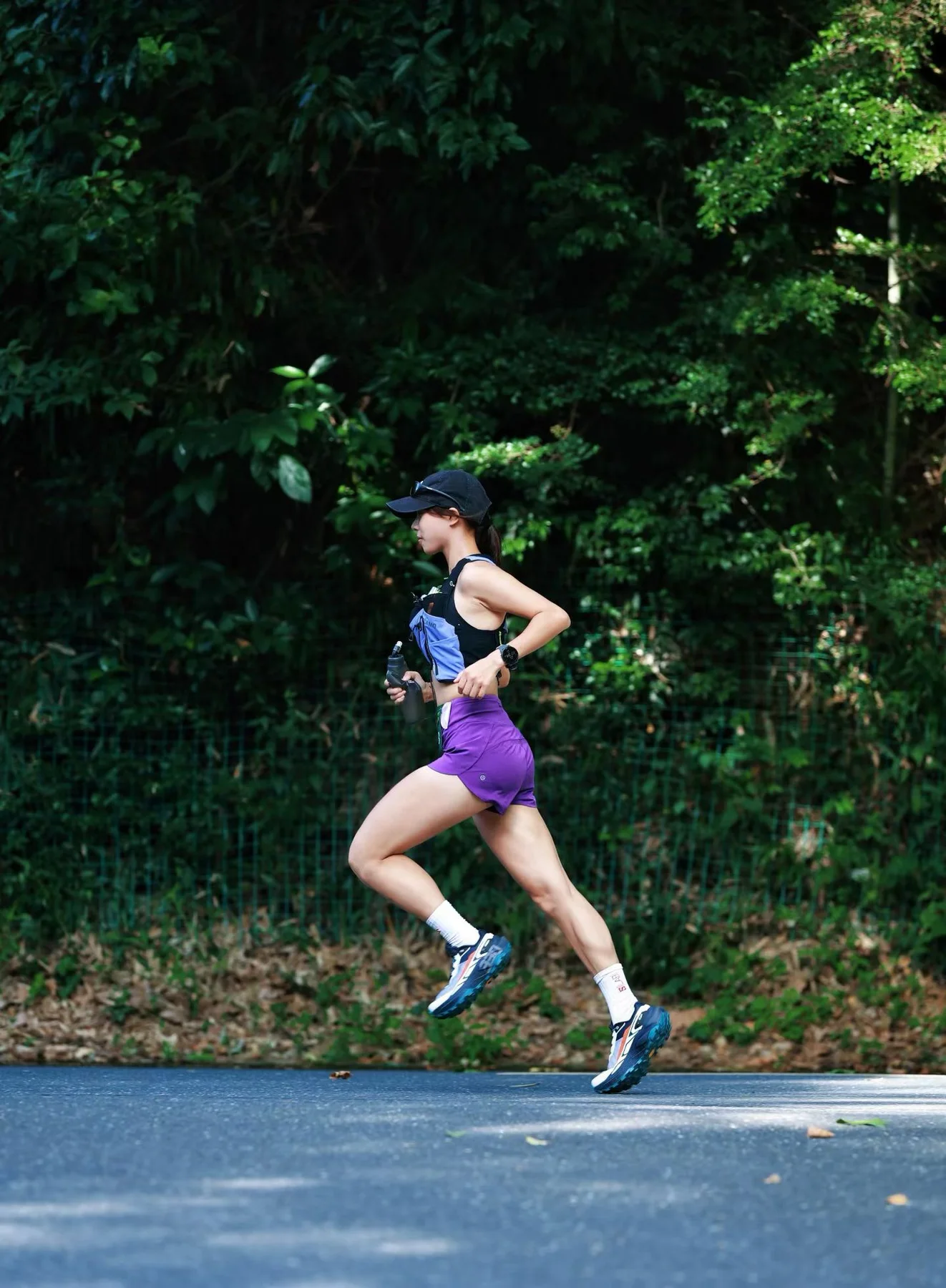 Trail Running Vest ROOT V3 5L Purple product view 19