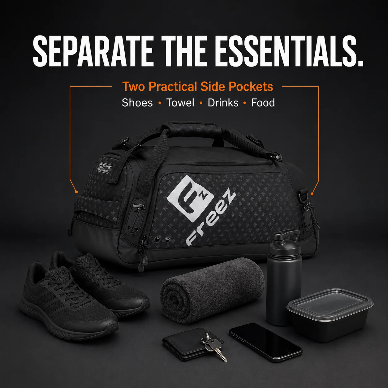Convertible Sports Duffel Bag product view 3