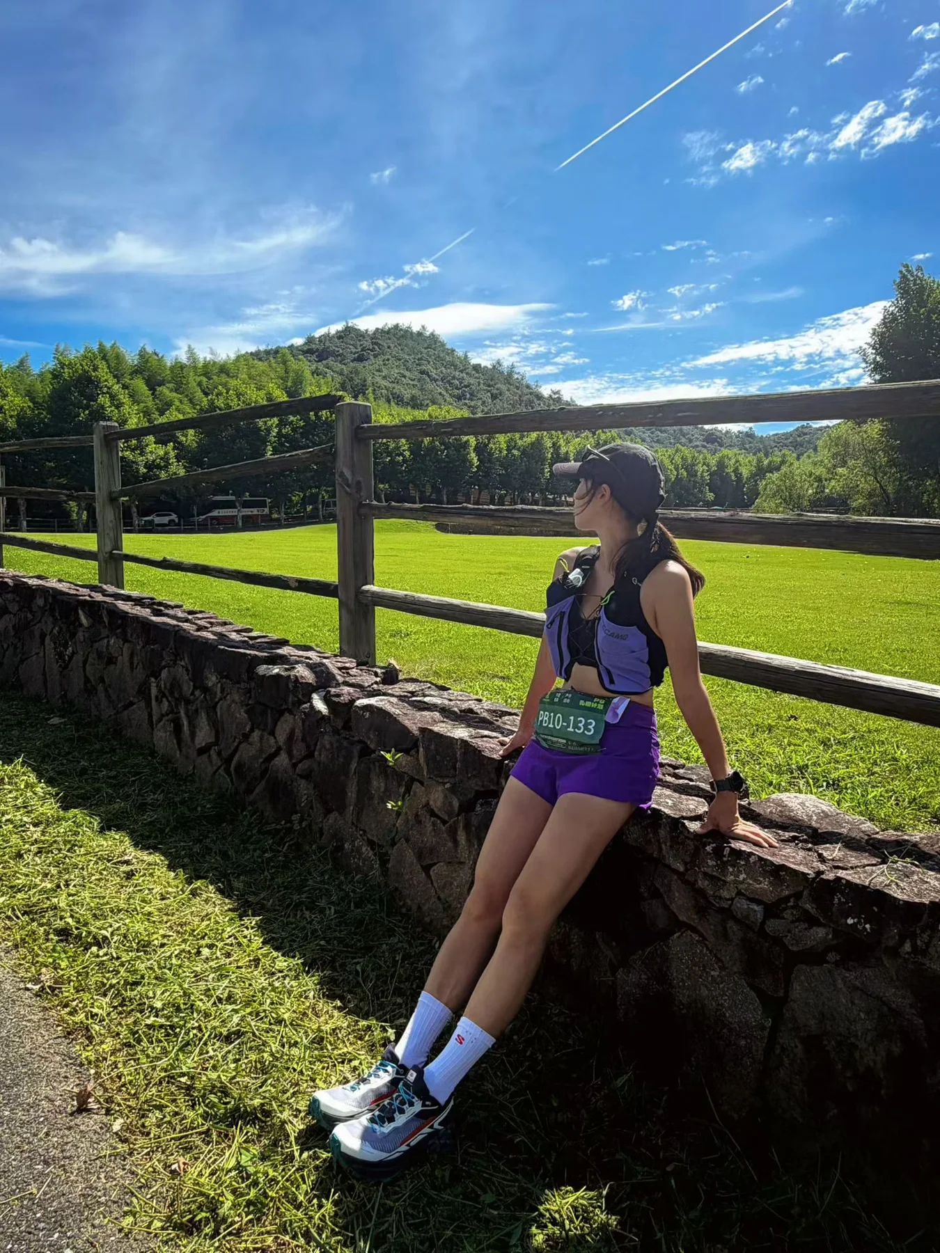 Trail Running Vest ROOT V3 5L Purple product view 18