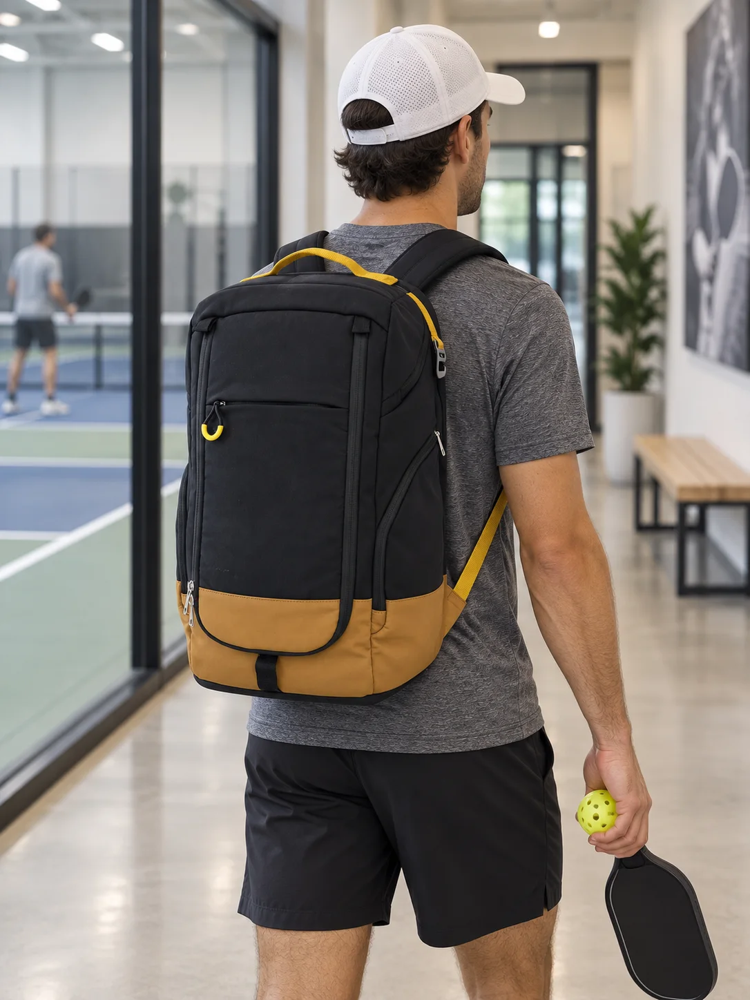 Color Block Pickleball Backpack product view 4