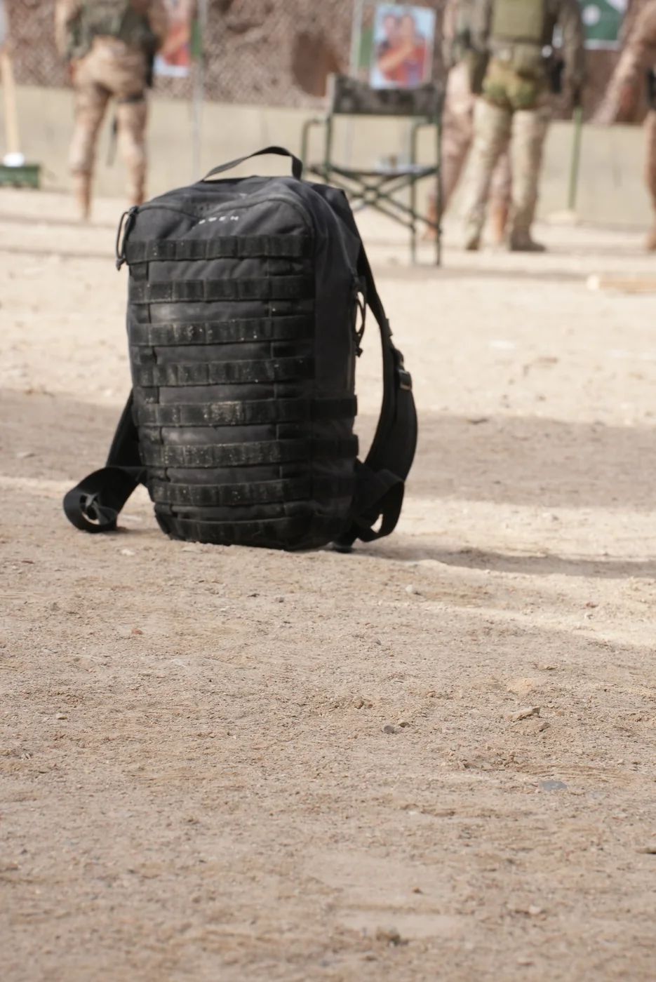 Compact Black Tactical Pouch - JK-021 view 3
