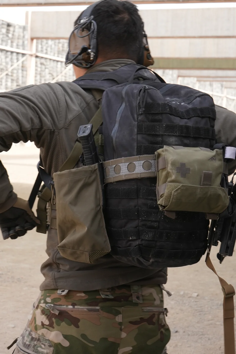 Compact Black Tactical Pouch - JK-021 view 4